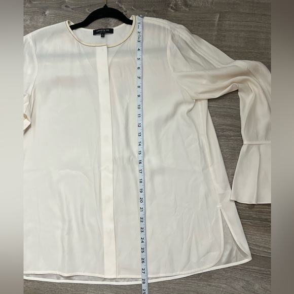 Lafayette 148 New York 100% Silk Blouse- Large - Picture 6 of 10